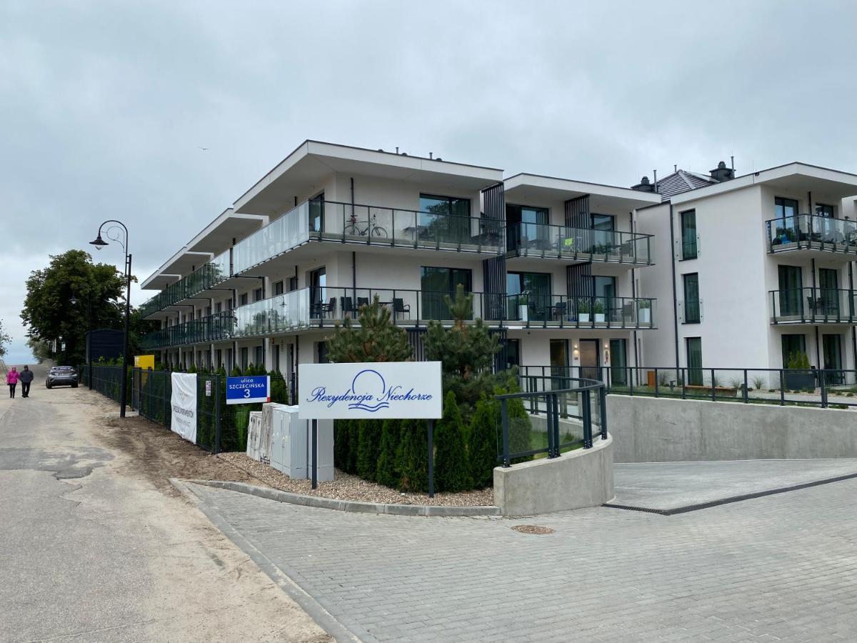 Przy Plazy - Z Prywatnym Ogrodkiem Rezydencja Niechorze Appartamento Esterno foto